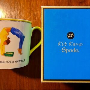 Vibrant Yellow and Blue Patterned Mug